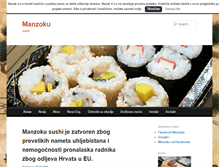 Tablet Screenshot of manzoku.com.hr